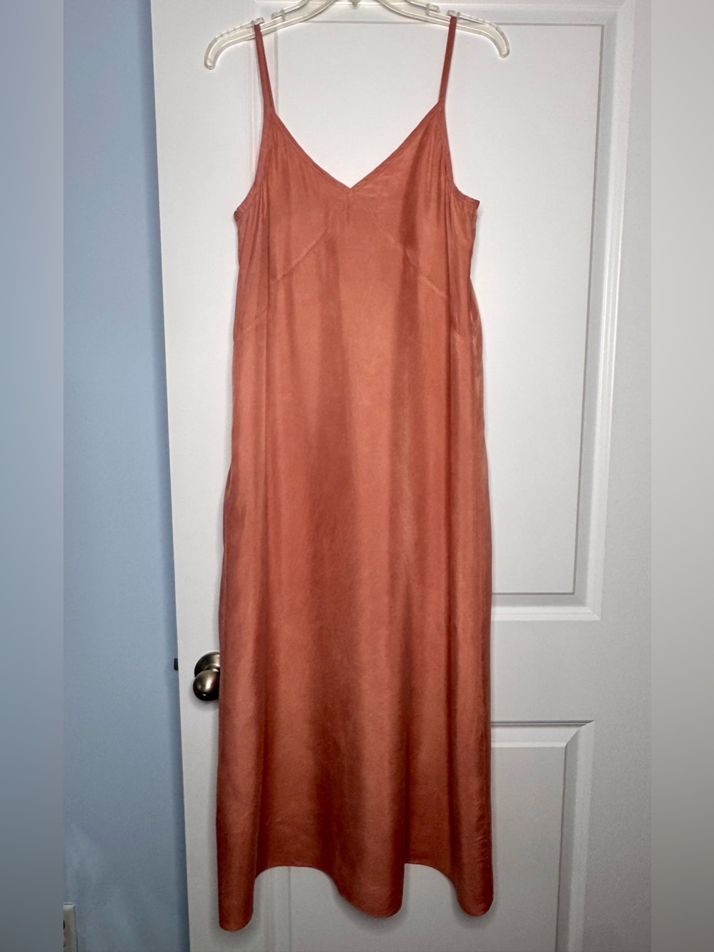 Jenni Kayne Riviera Slip Dress in Terracotta